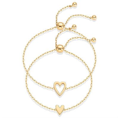 Bracelets Cœurs Assortis
