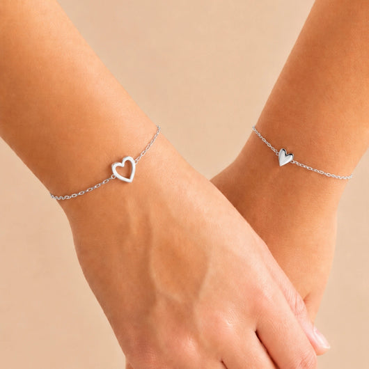 Bracelets Cœurs Mère-Fille
