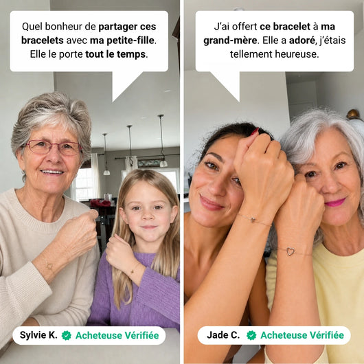 Bracelets Mamie et Petite Fille