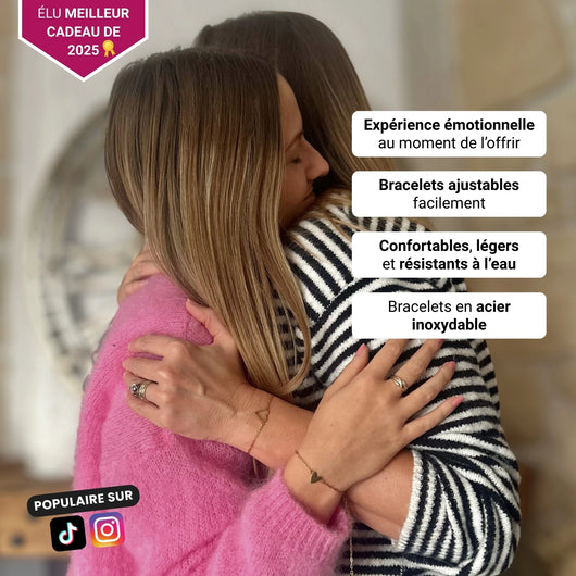 Bracelets Cœurs Mère-Fille