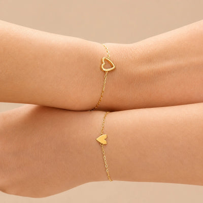 Bracelets Cœurs Mère-Fille