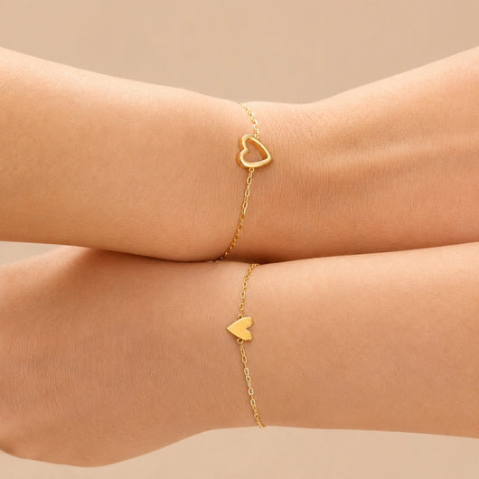 Bracelets Cœurs Mère-Fille